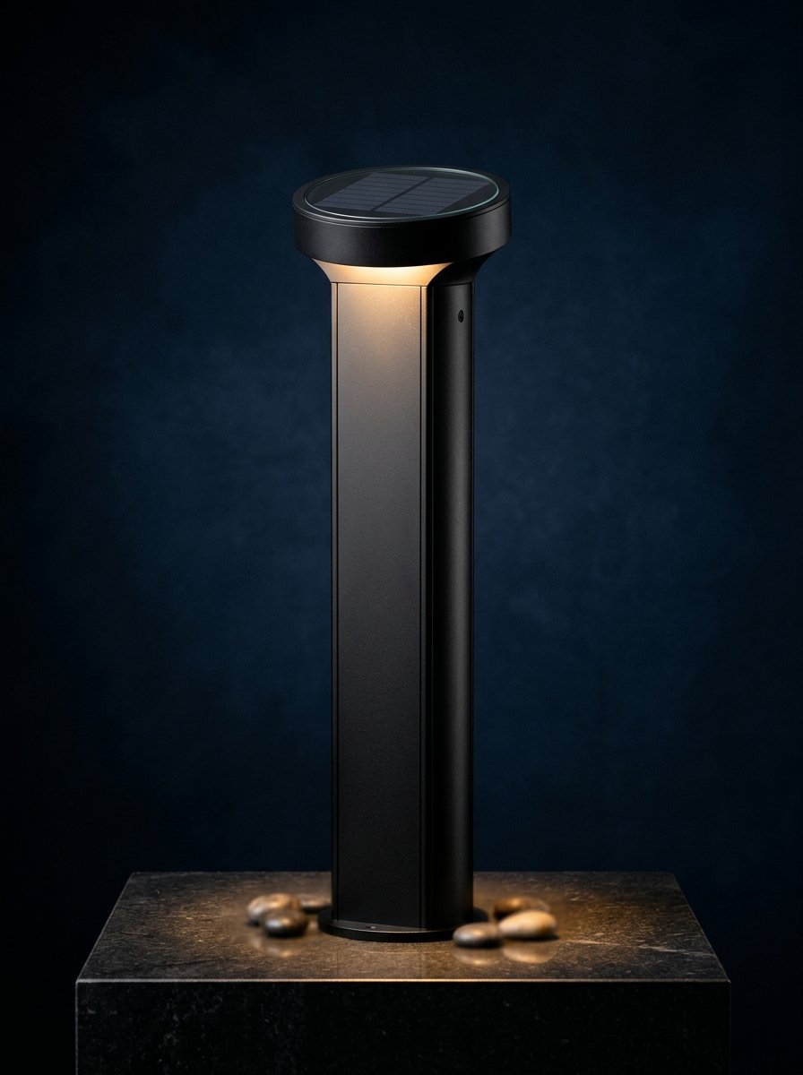 Glidell Solar Laser Cut Garden Bollard
